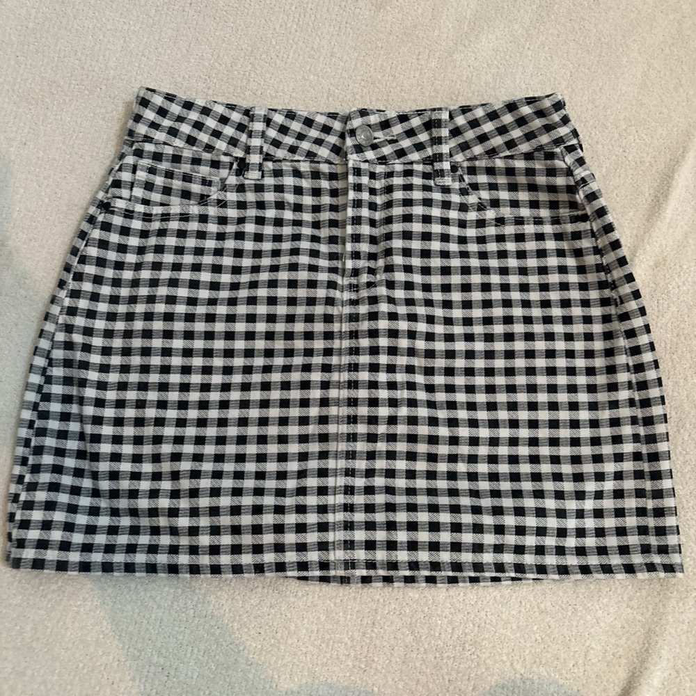 PacSun Black and White Mini Pencil Skirt